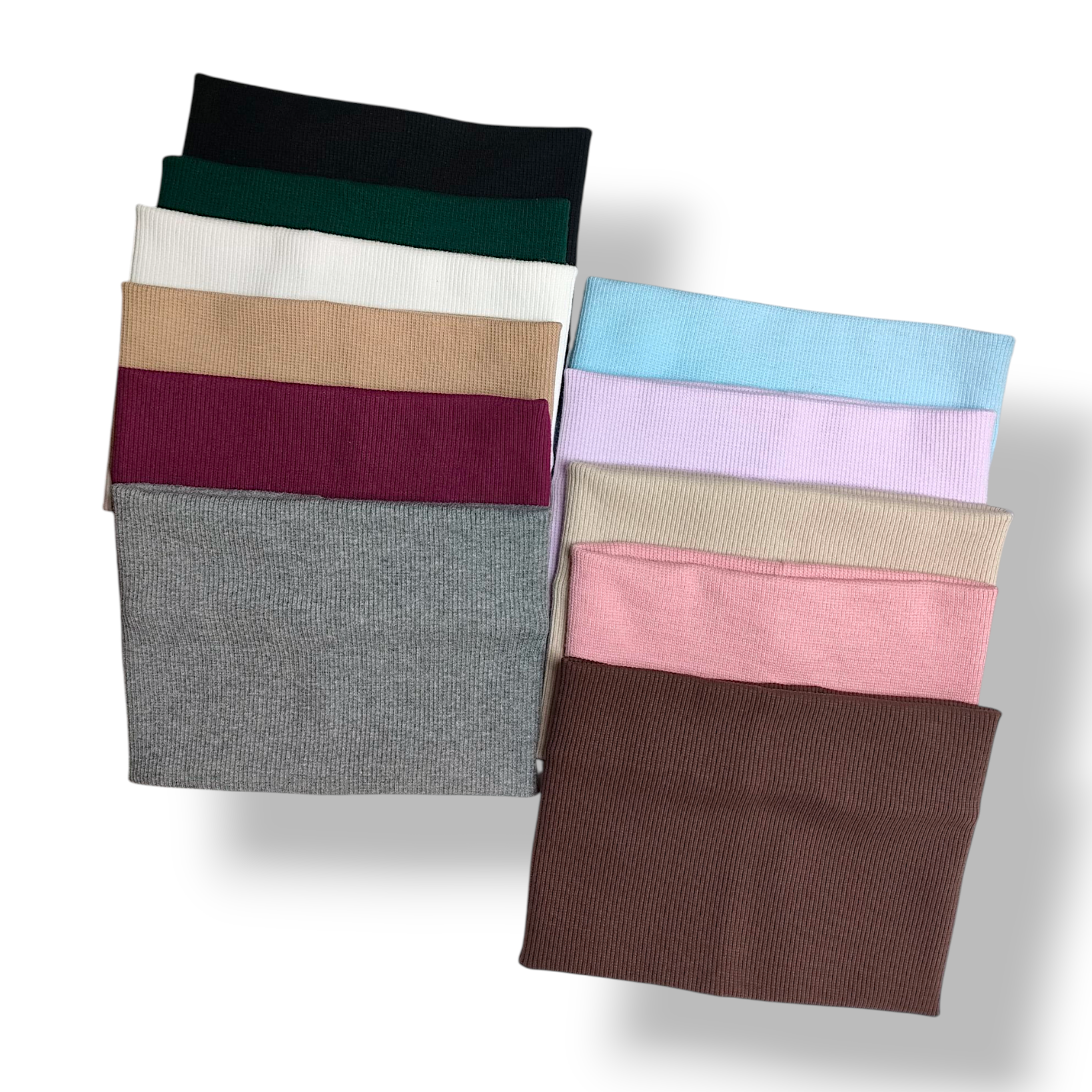 Komin dziecięcy prążek bawełniany - Zszywka